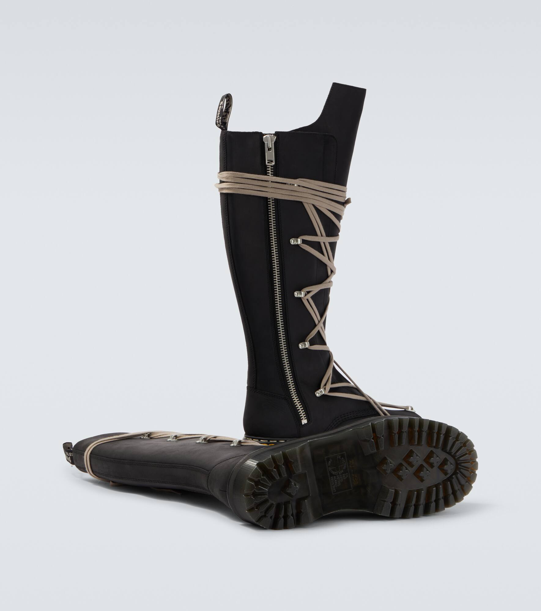 x Dr. Martens 1B60 Quad Sole Pentalace knee-high boots - 6