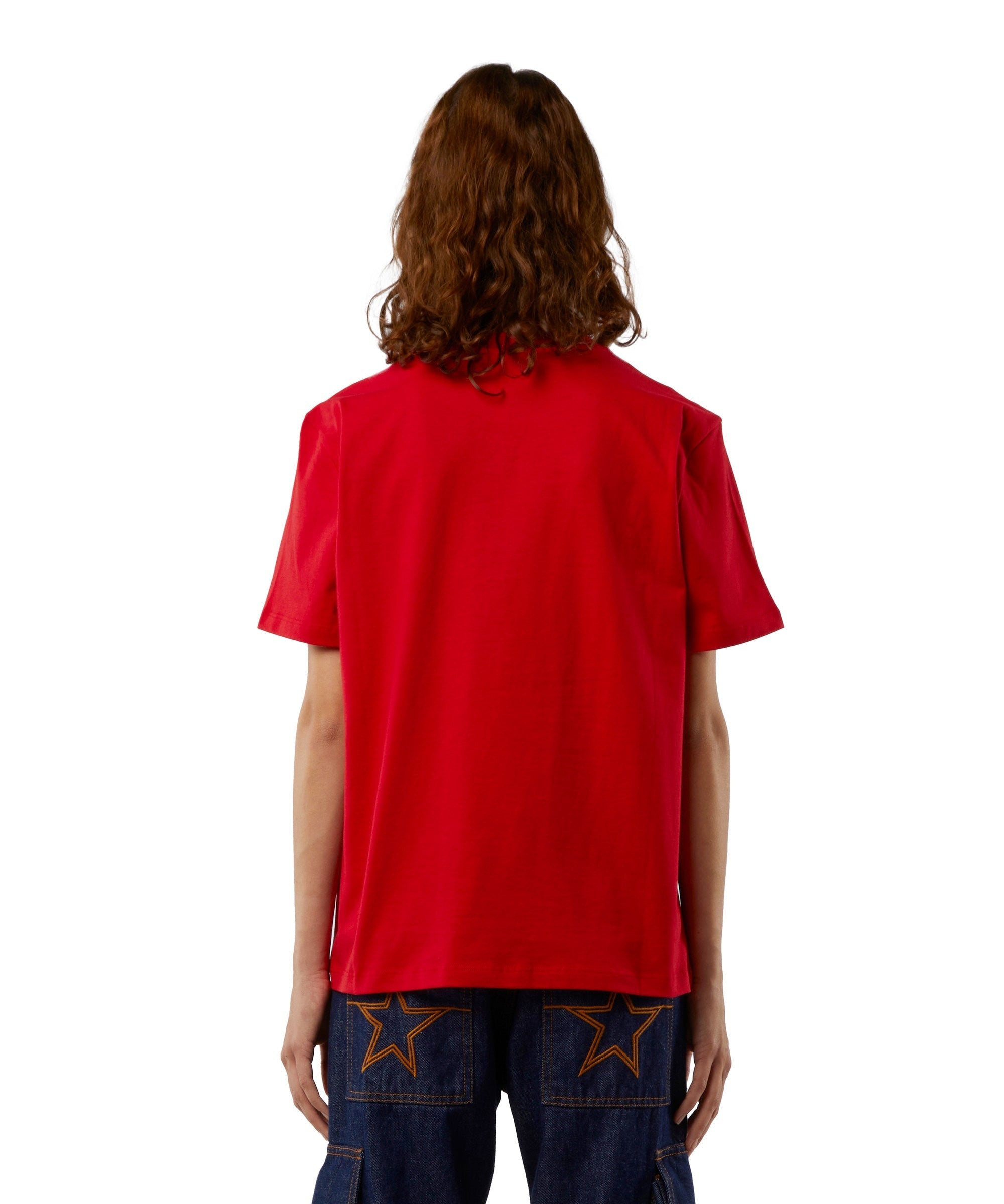 Round&nbsp;neck cotton T-shirt with embroidered logo - 3
