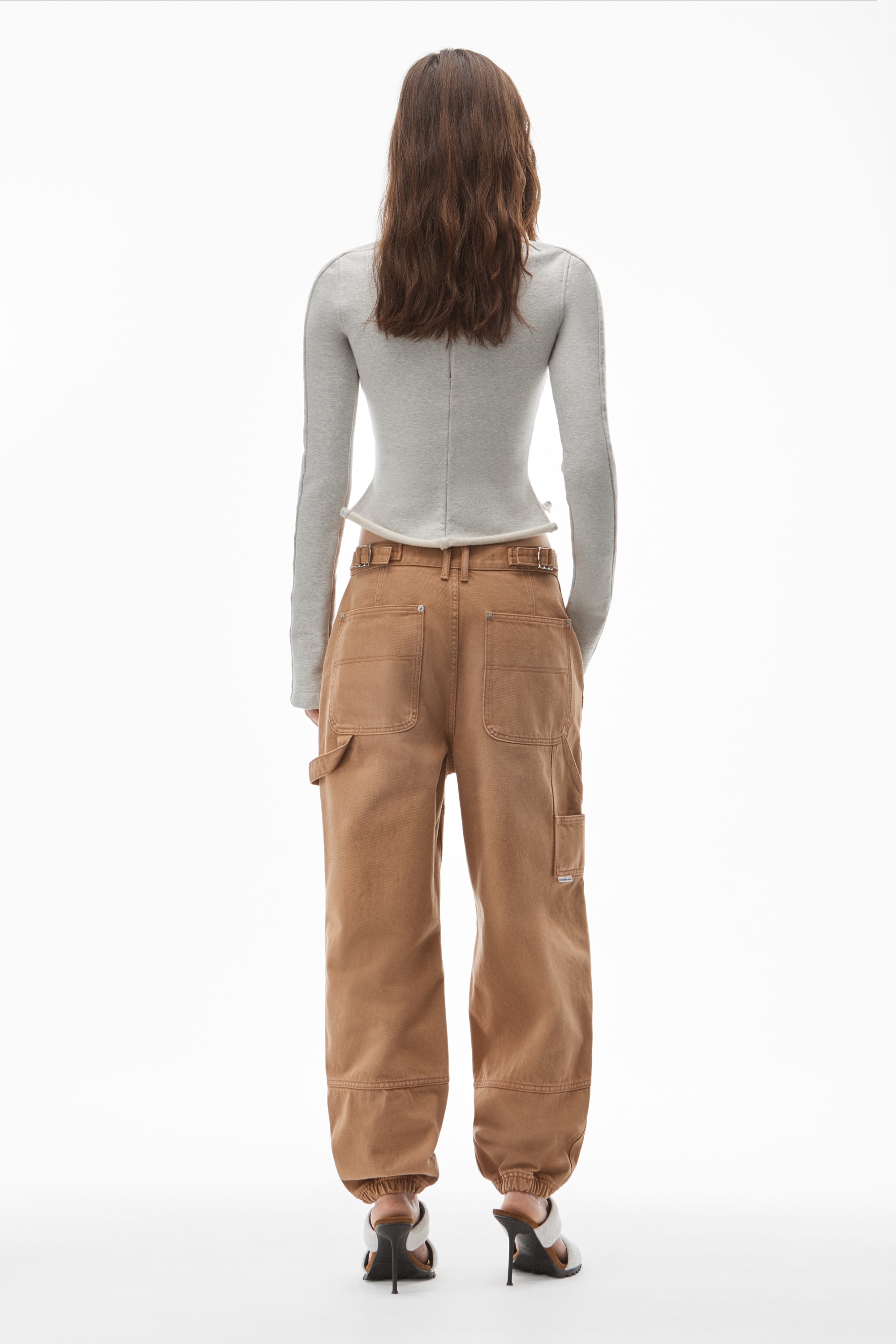 DOUBLE FRONT CARPENTER PANT IN DENIM - 5