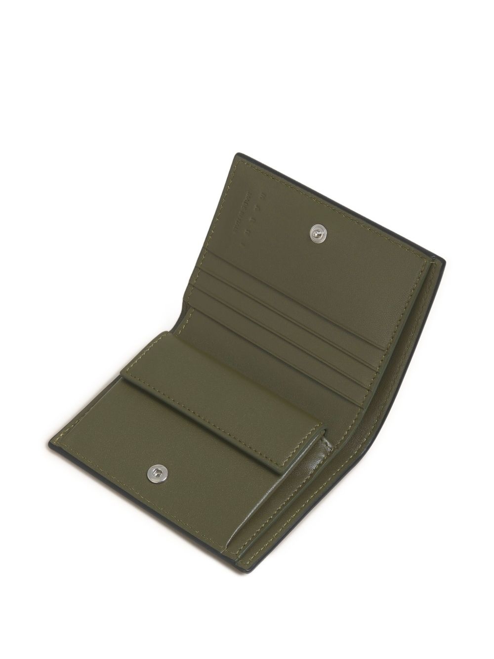 textured leather wallet - 5