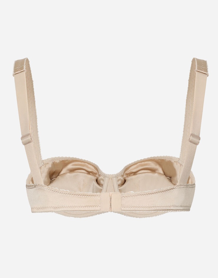 Satin balconette bra - 2