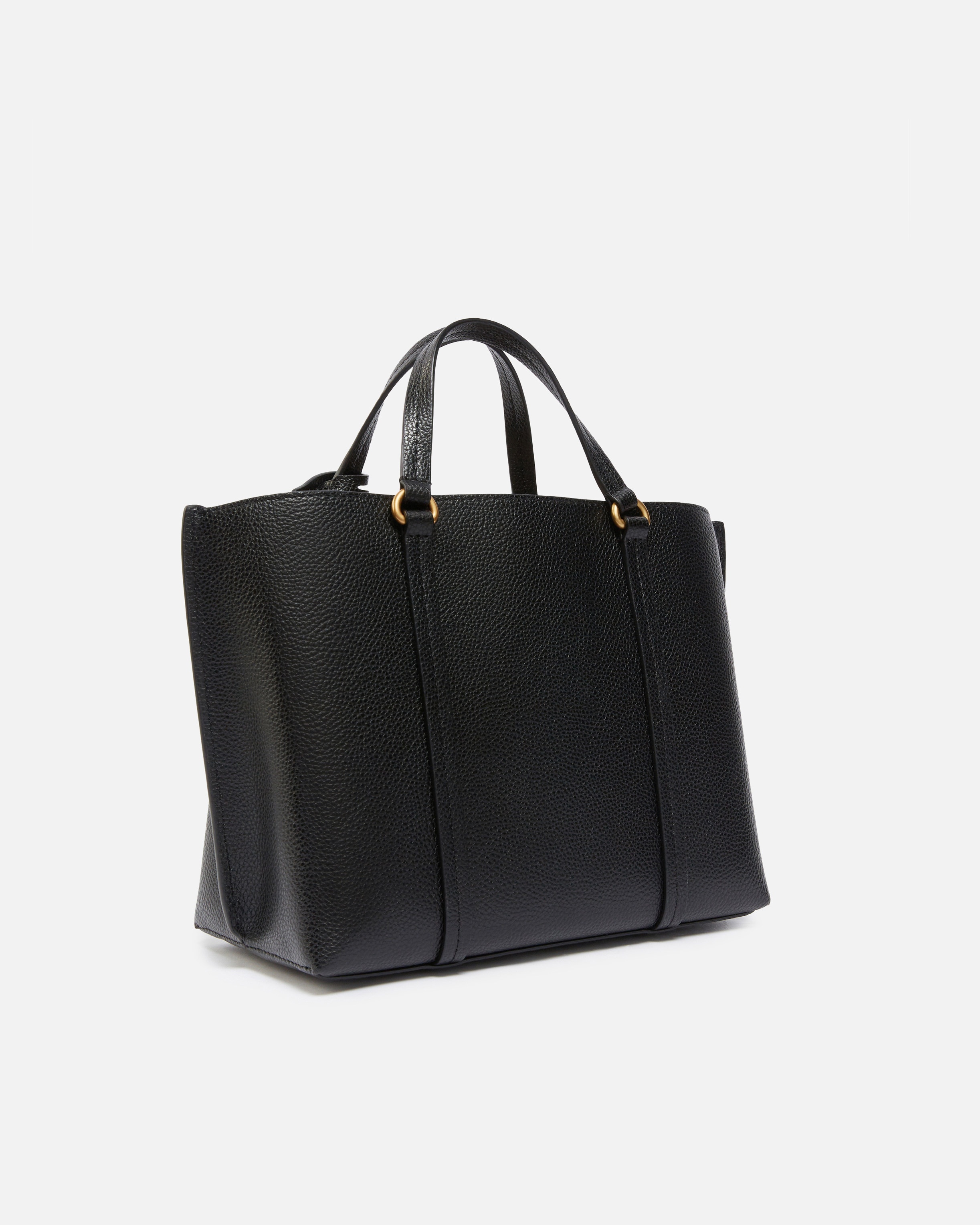 LARGE TUMBLED LEATHER SHOPPER BAG - 2