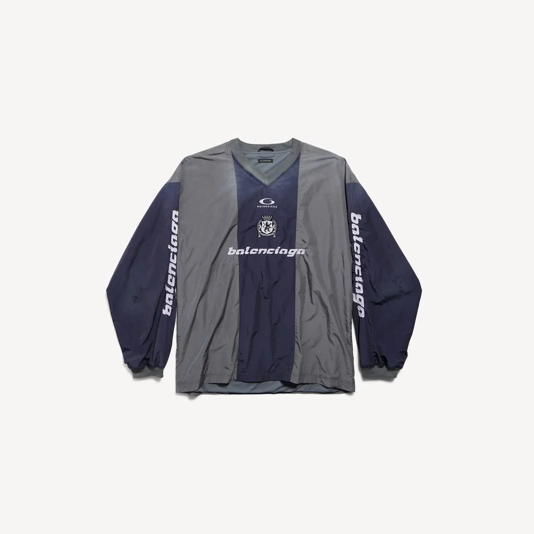 Men's Outerwear Long Sleeve Top in Marine Blue/red - 1