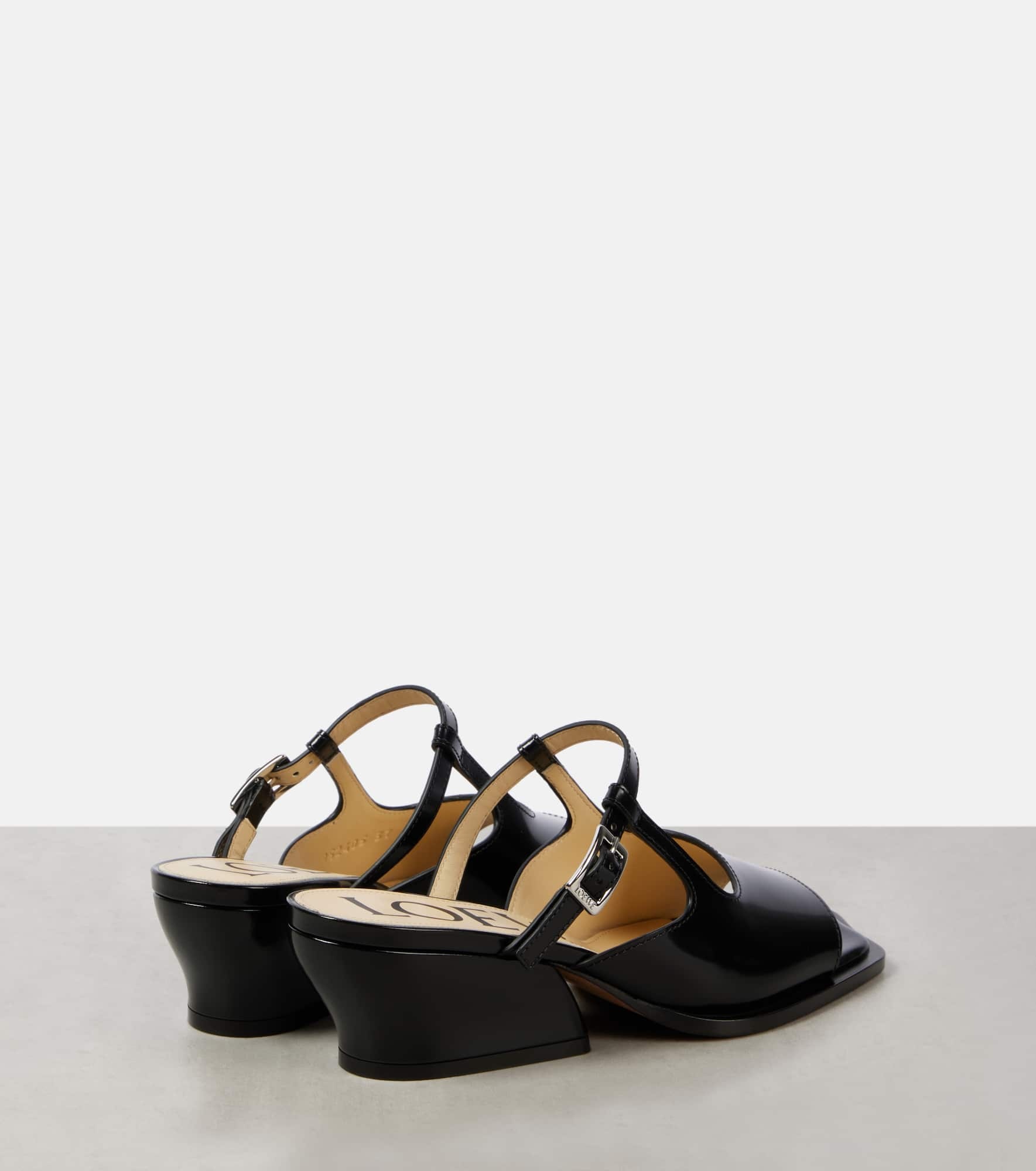 Onda brushed leather mules - 2