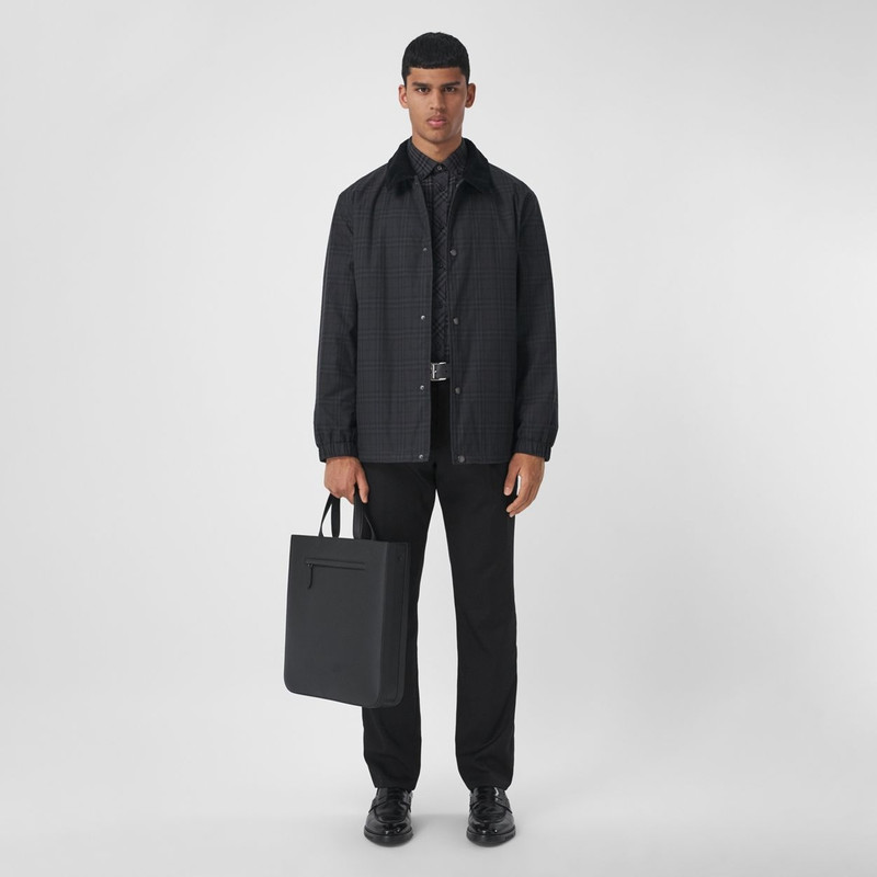 Grainy Leather Tote 8