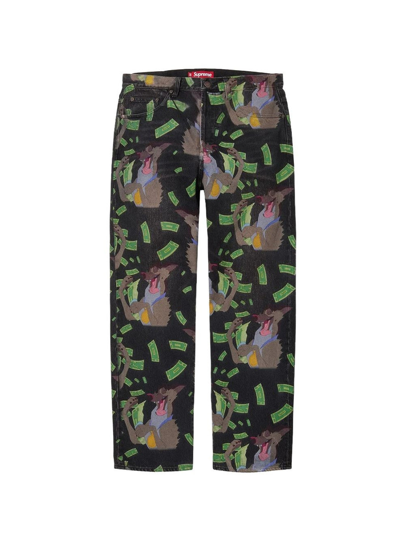 All Dogs Go To Heaven printed jeans 1