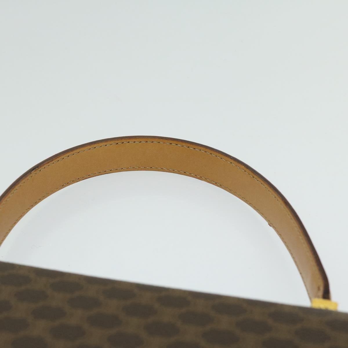 CELINE Macadam Canvas Hand Bag Pvc Brown - 14