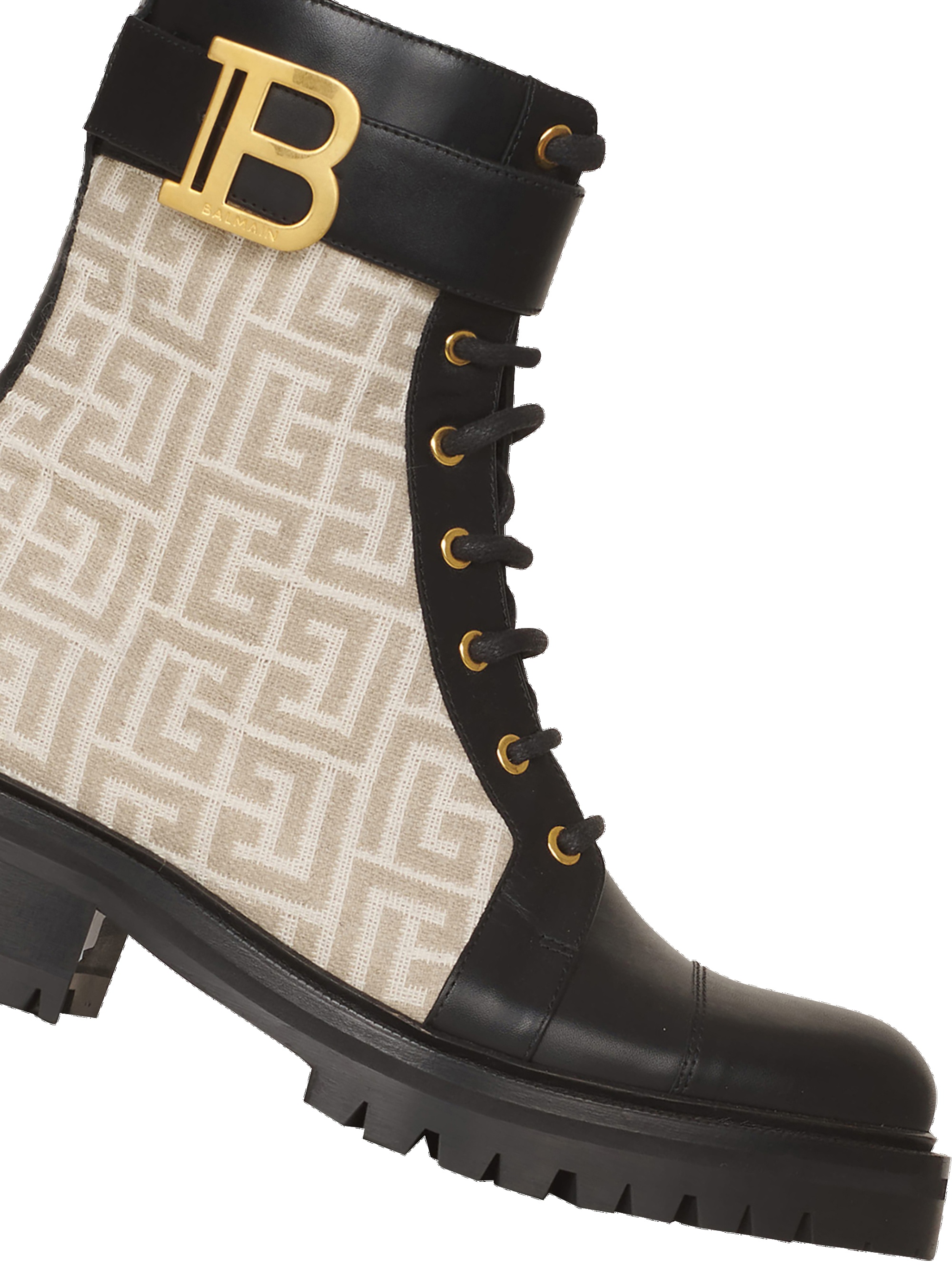 Bicolor jacquard Ranger Romy ankle boots - 5
