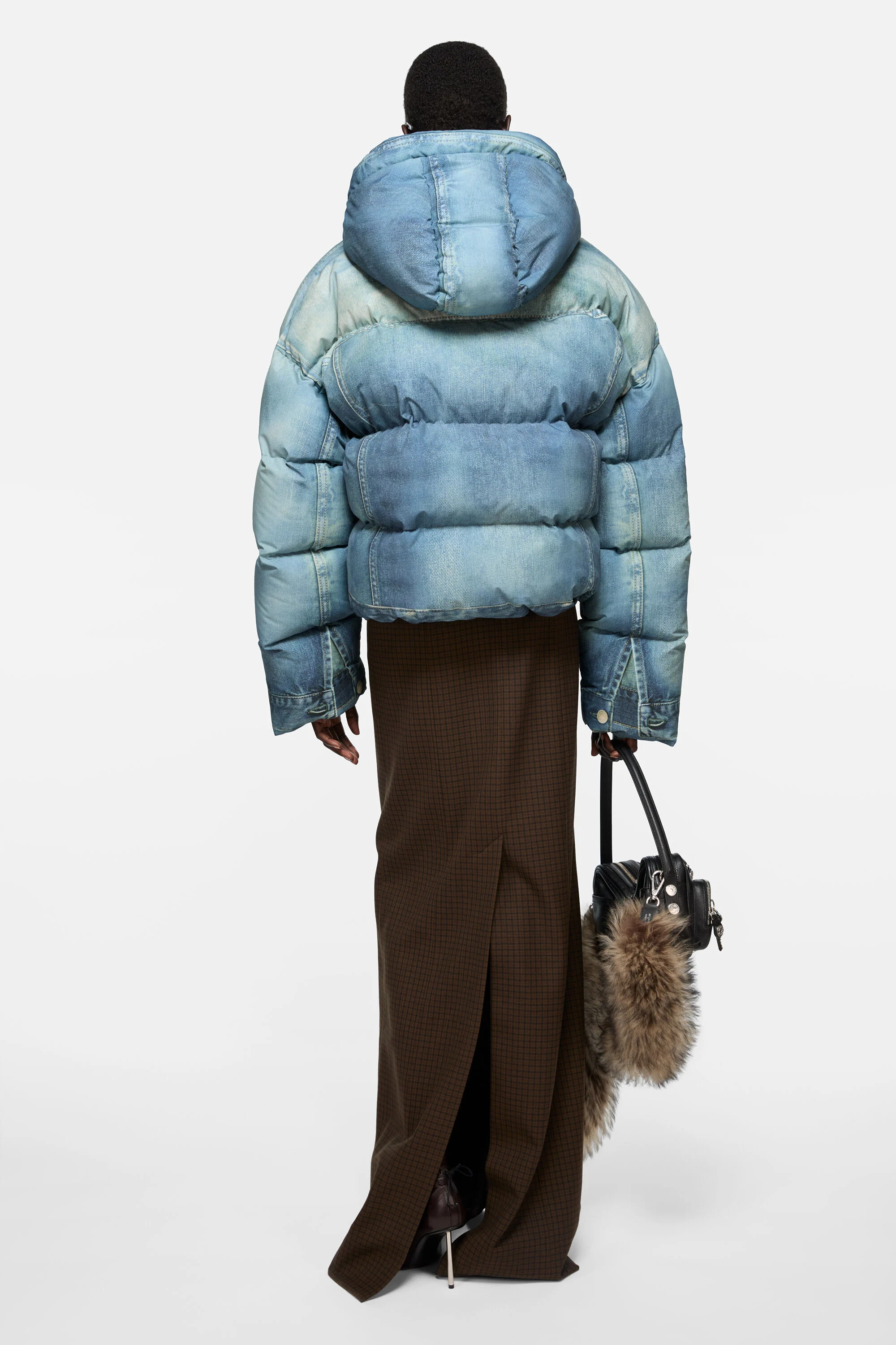 Puffer down jacket - Denim blue - 3