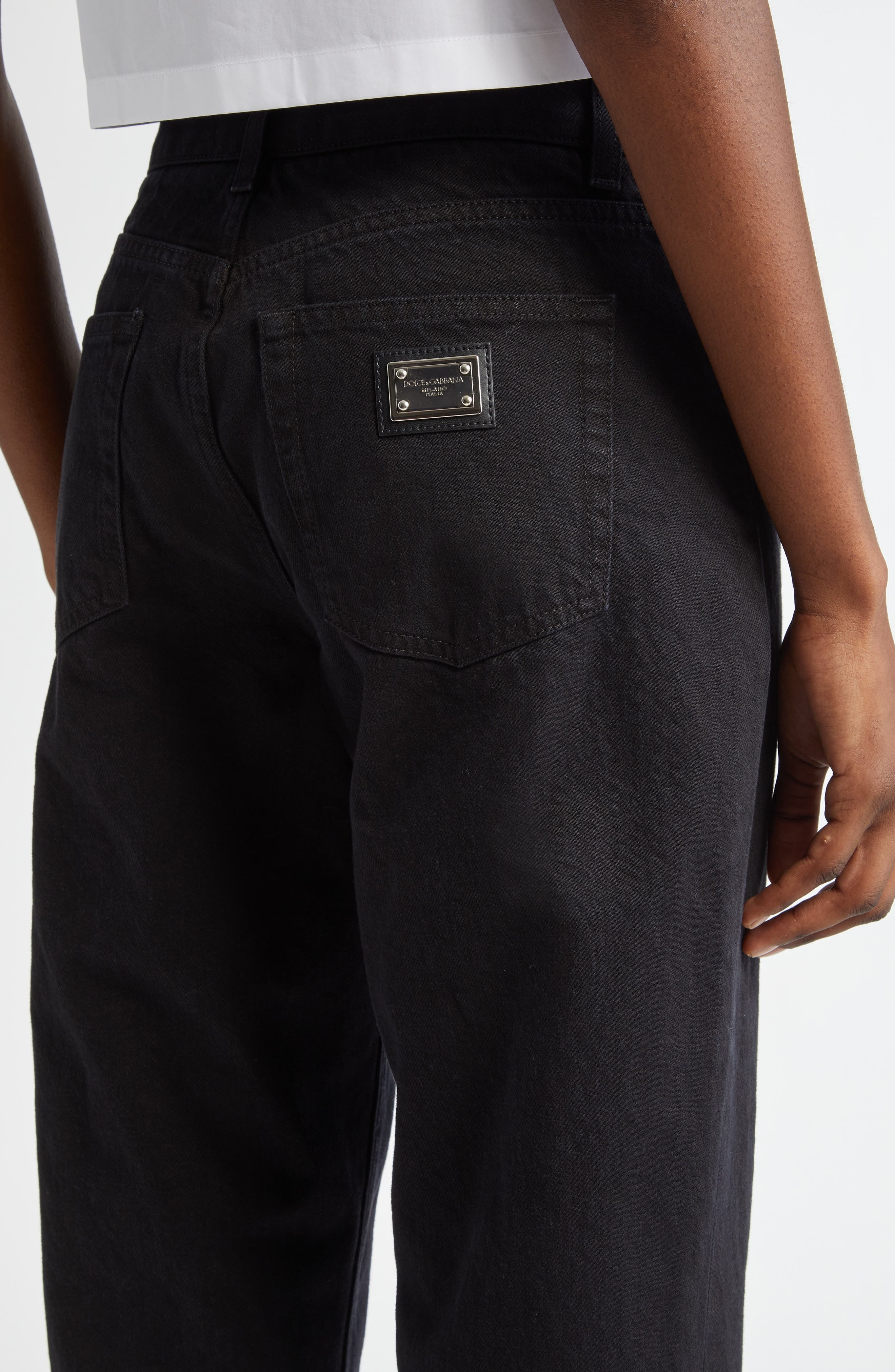 Dolce&Gabbana Low Rise Boyfriend Jeans in S9001 Variante Abbinata at Nordstrom - 5