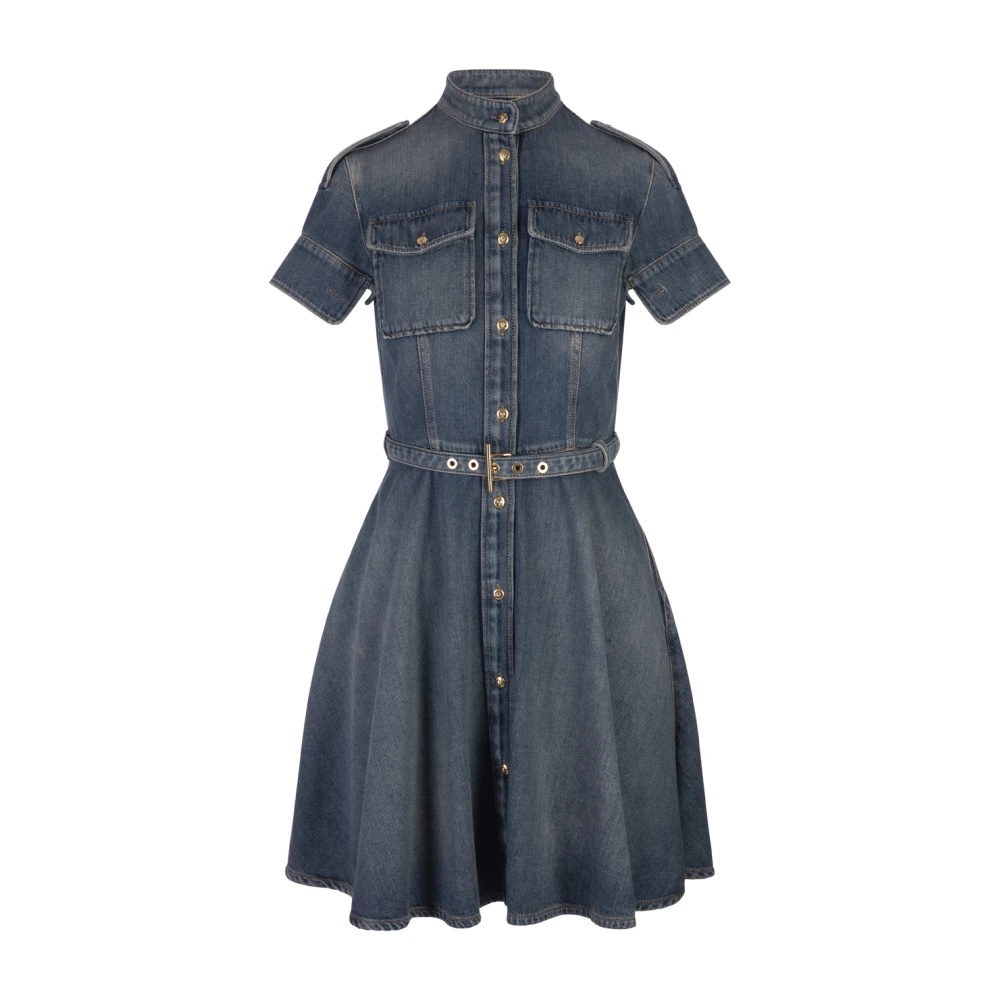 Alexander McQueen BLUE DENIM MINI DRESS | miinto | REVERSIBLE