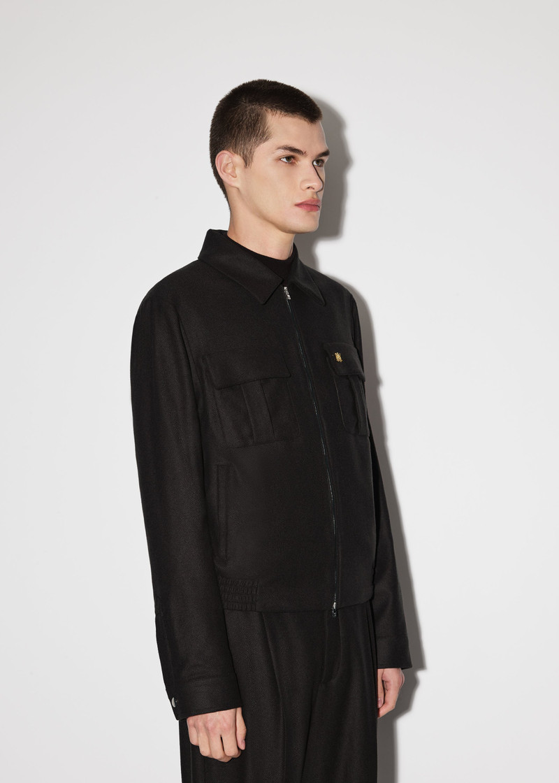 AMIRI WOOL FLANNEL BLOUSON outlook