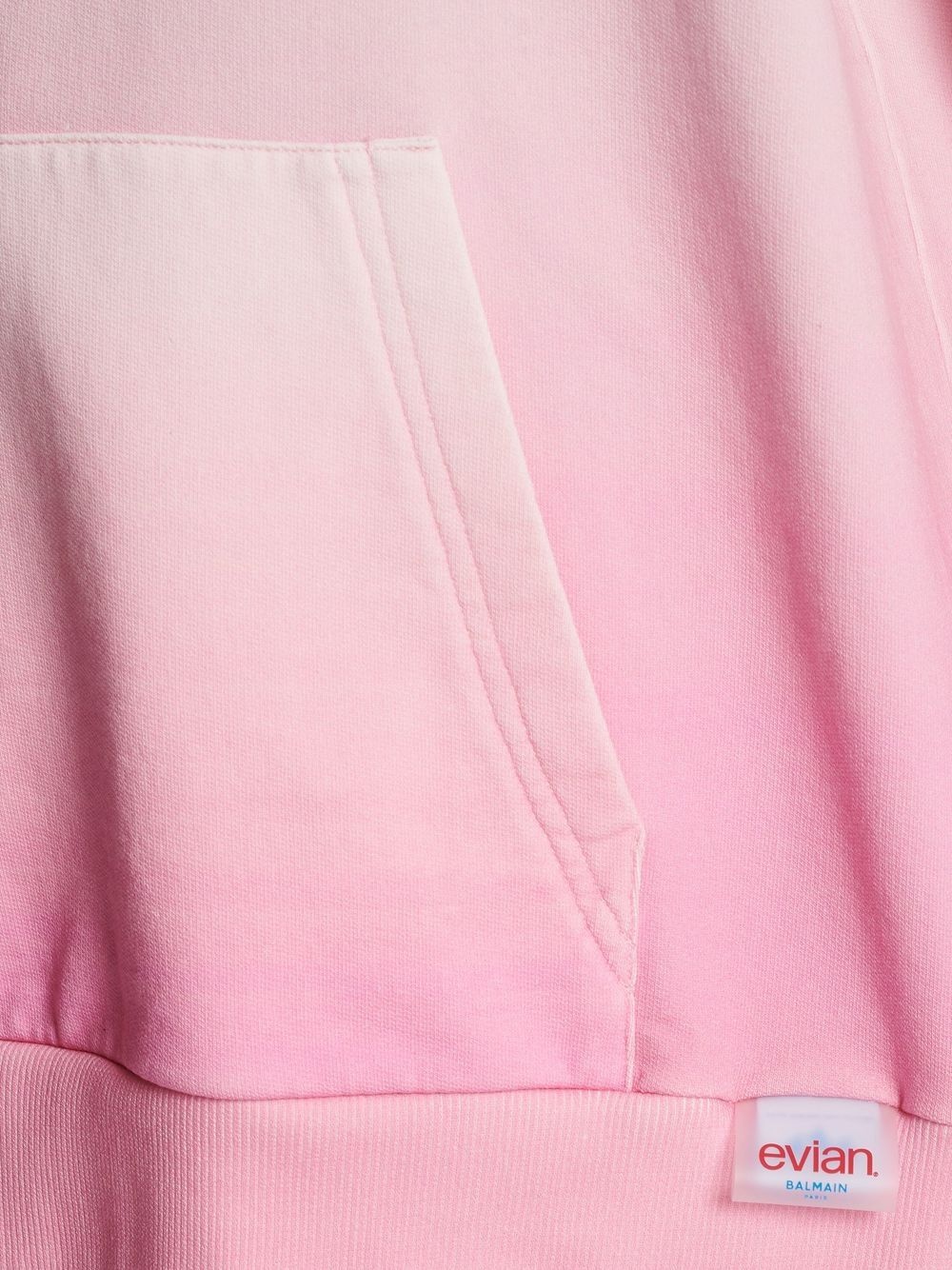 x Evian gradient-effect oversized hoodie - 5