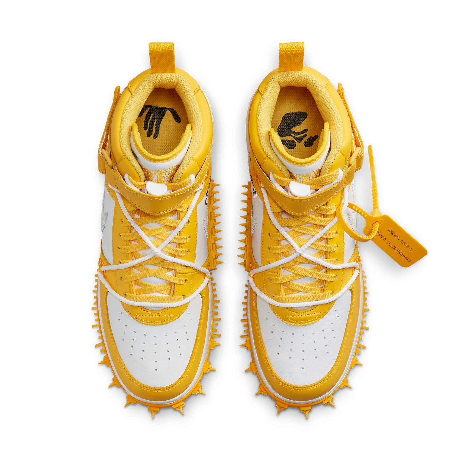 Nike Air Force 1 Mid SP x OFF-WHITE 'Varsity Maize' DR0500-101 - 3