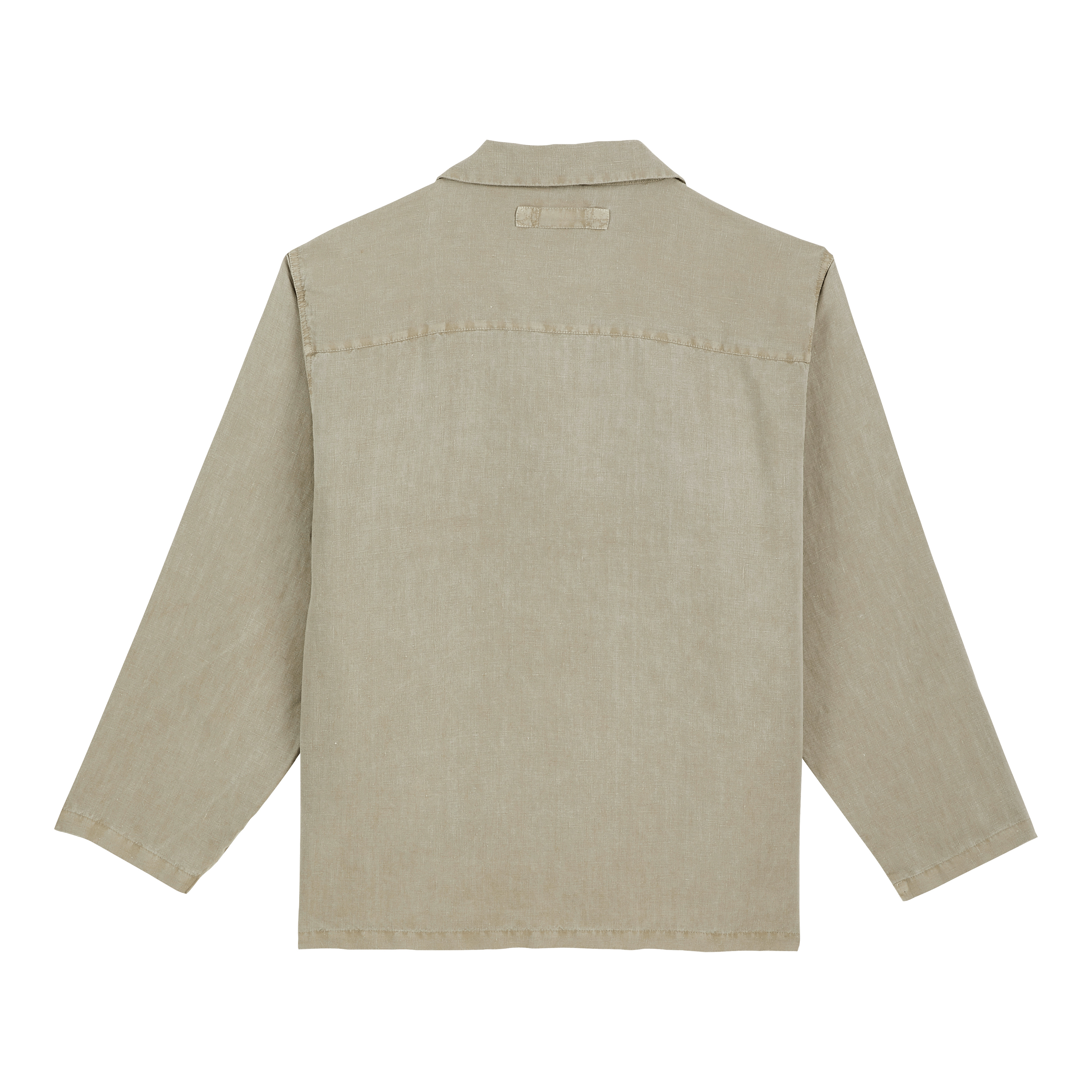 Men Linen Vareuse Shirt Mineral Dye - 2