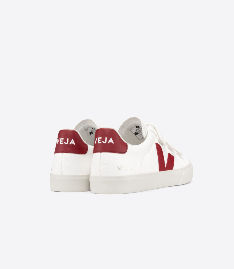 VEJA RECIFE LEATHER WHITE MARSALA outlook