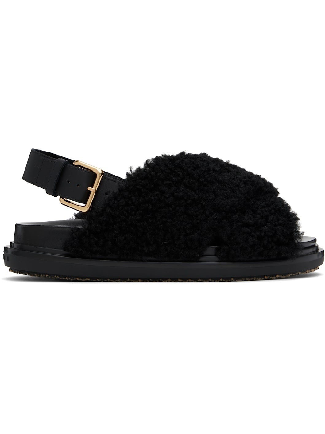 Black Fussbett Sandals - 1