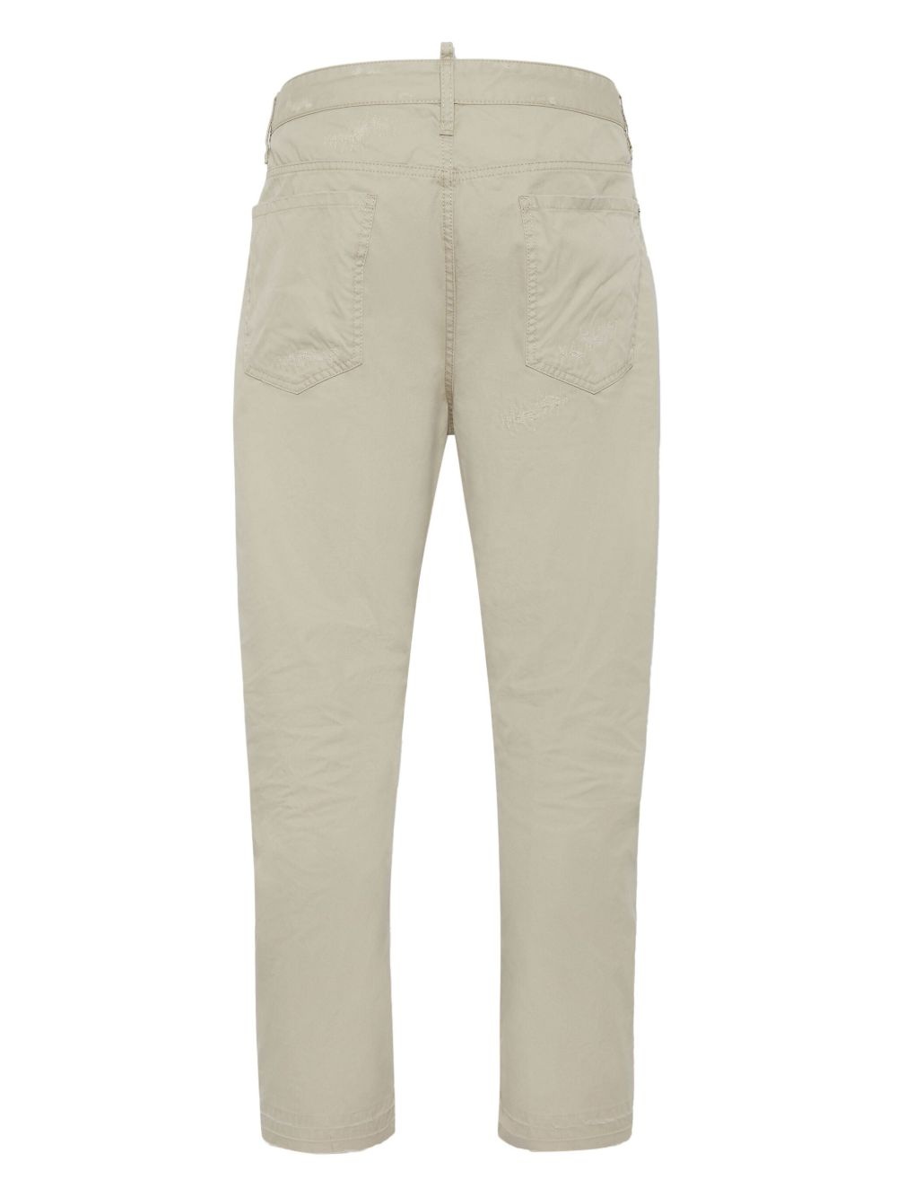 distress-effect trousers - 2