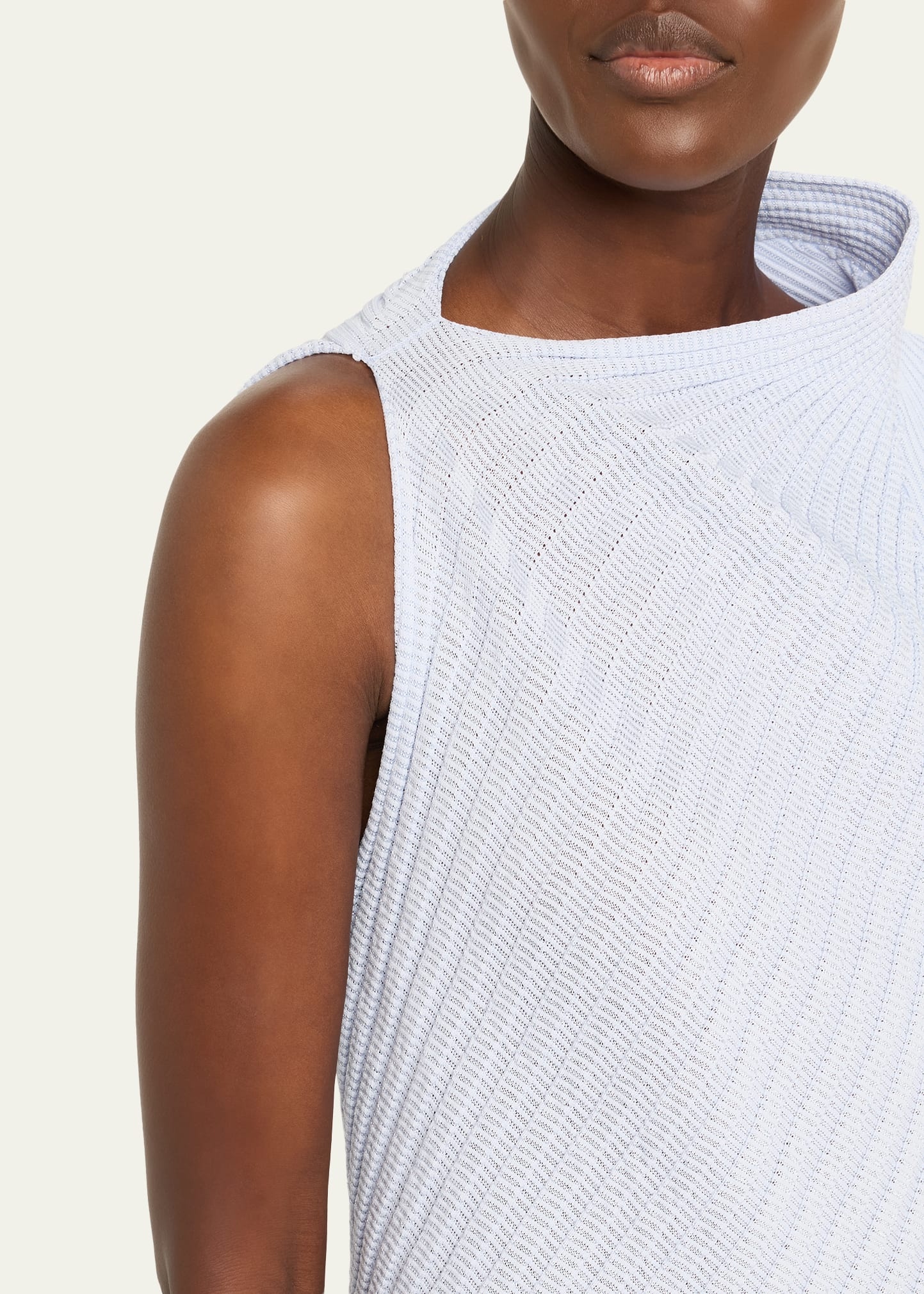 Subdued Asymmetric Dress - 5