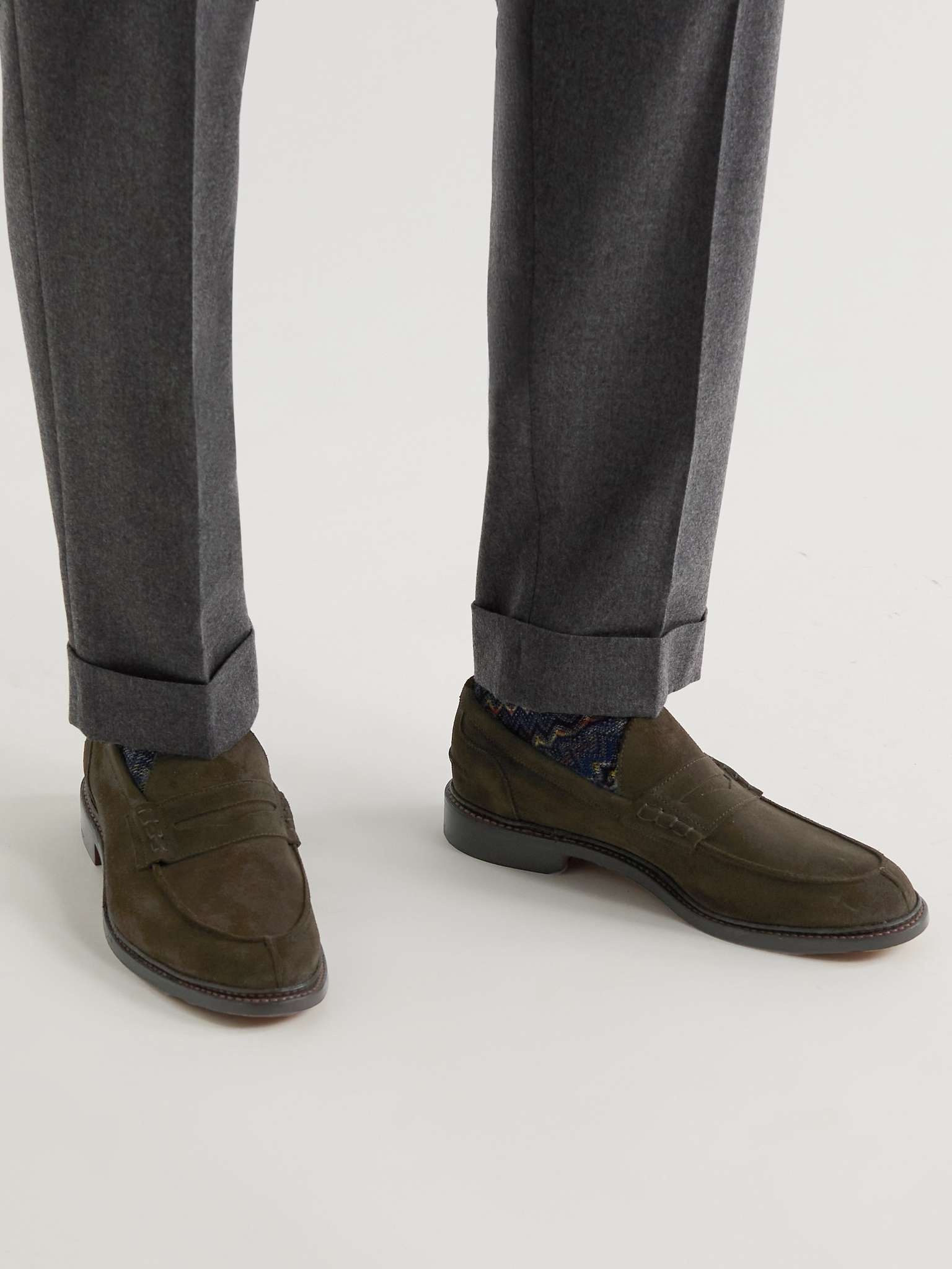 Adam Suede Penny Loafers - 2