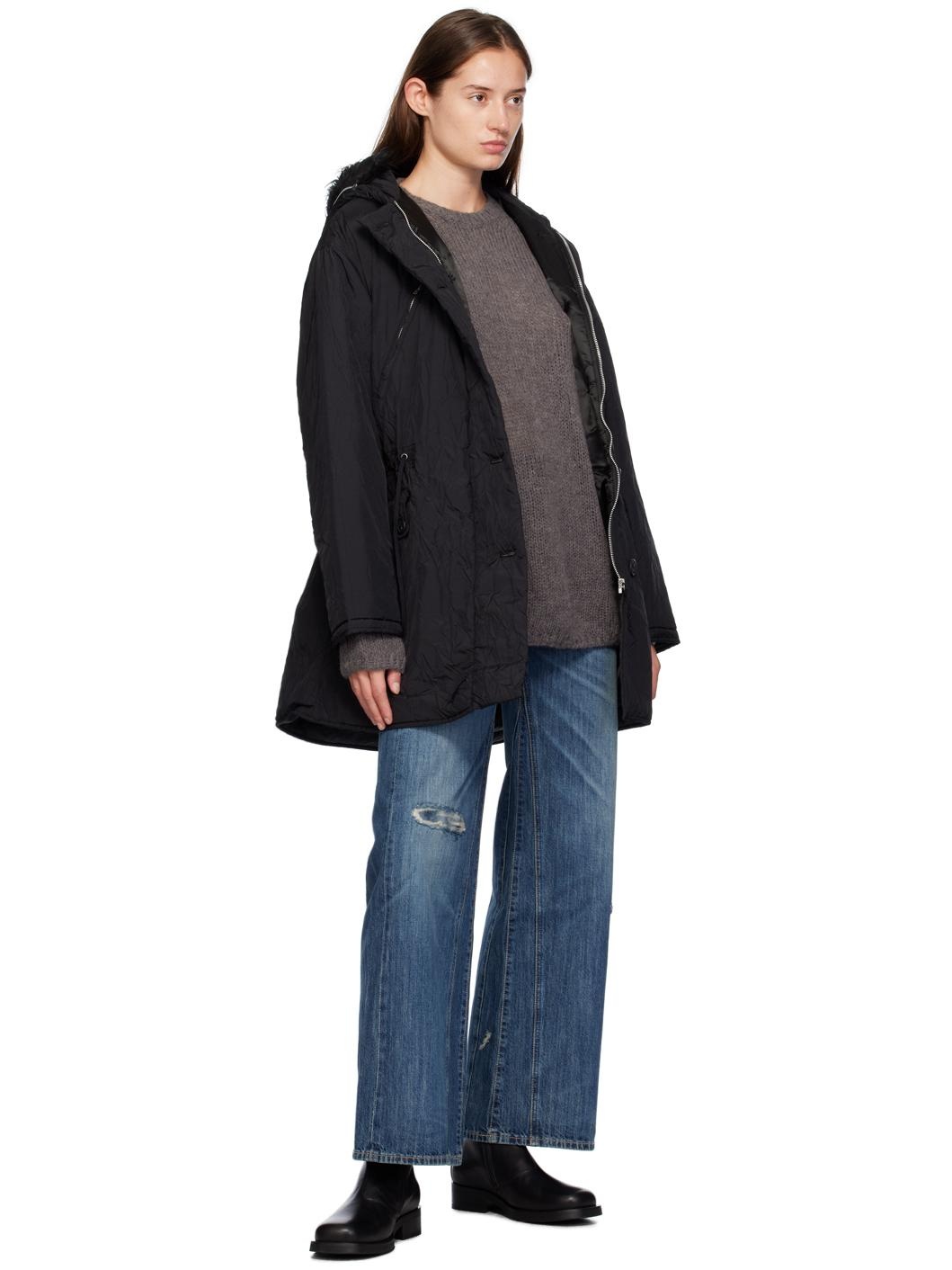 Black Subtle Coat - 4