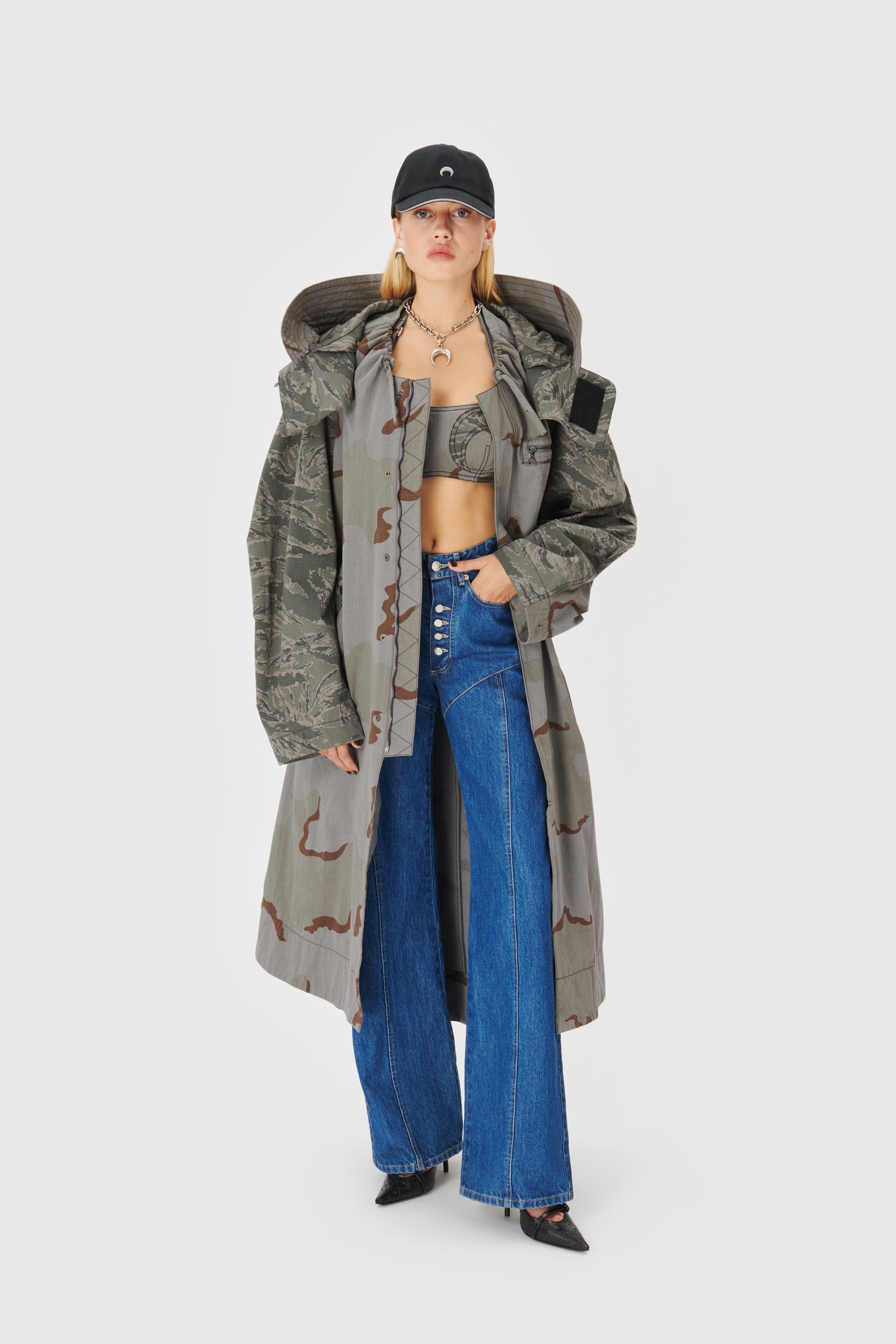 Deadstock Denim Flare Pants - 4