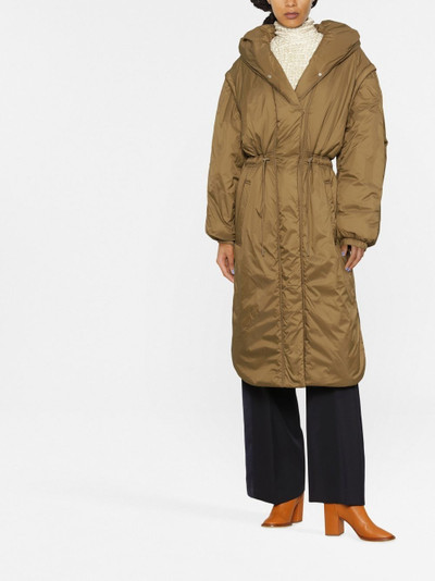 Isabel Marant padded hooded long coat outlook