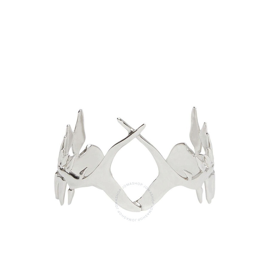 Burberry Ladies Palladium Plated Fish Bone Cuff Bracelet - 3