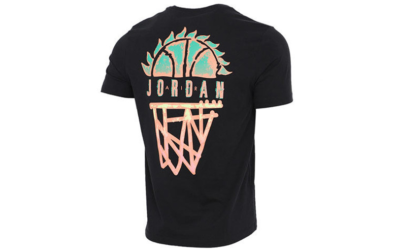 Jordan Air Jordan MENS DNA Casual Sports Knit Crew-neck Short Sleeve Black CZ8060-010 outlook