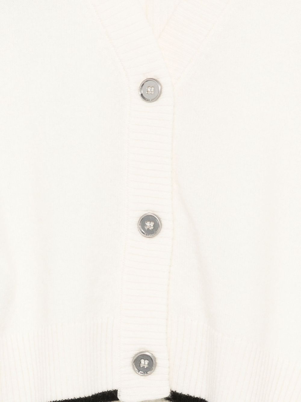 v-neck cardigan - 3