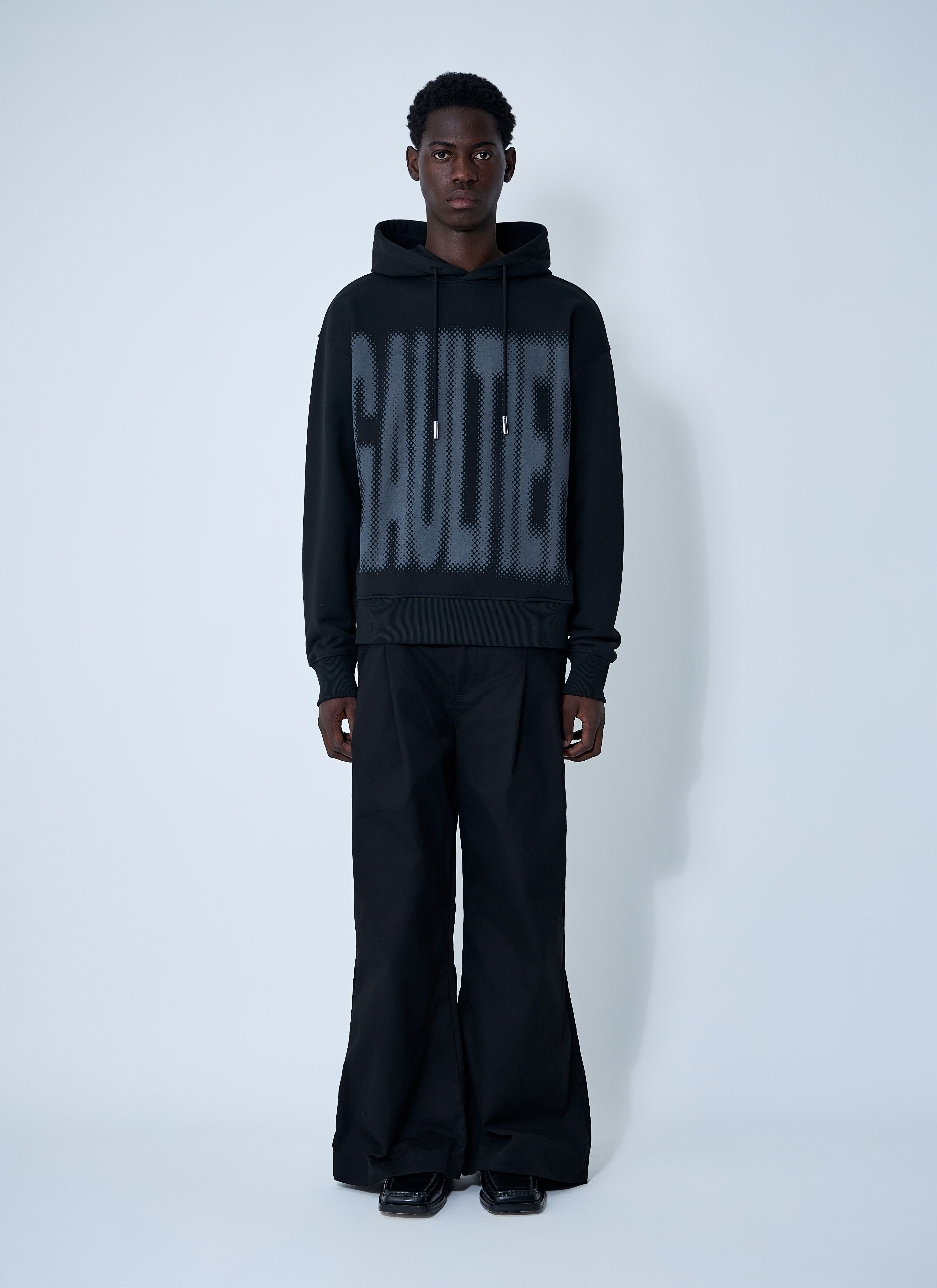 Logo Motif Hooded Sweatshirt - 2