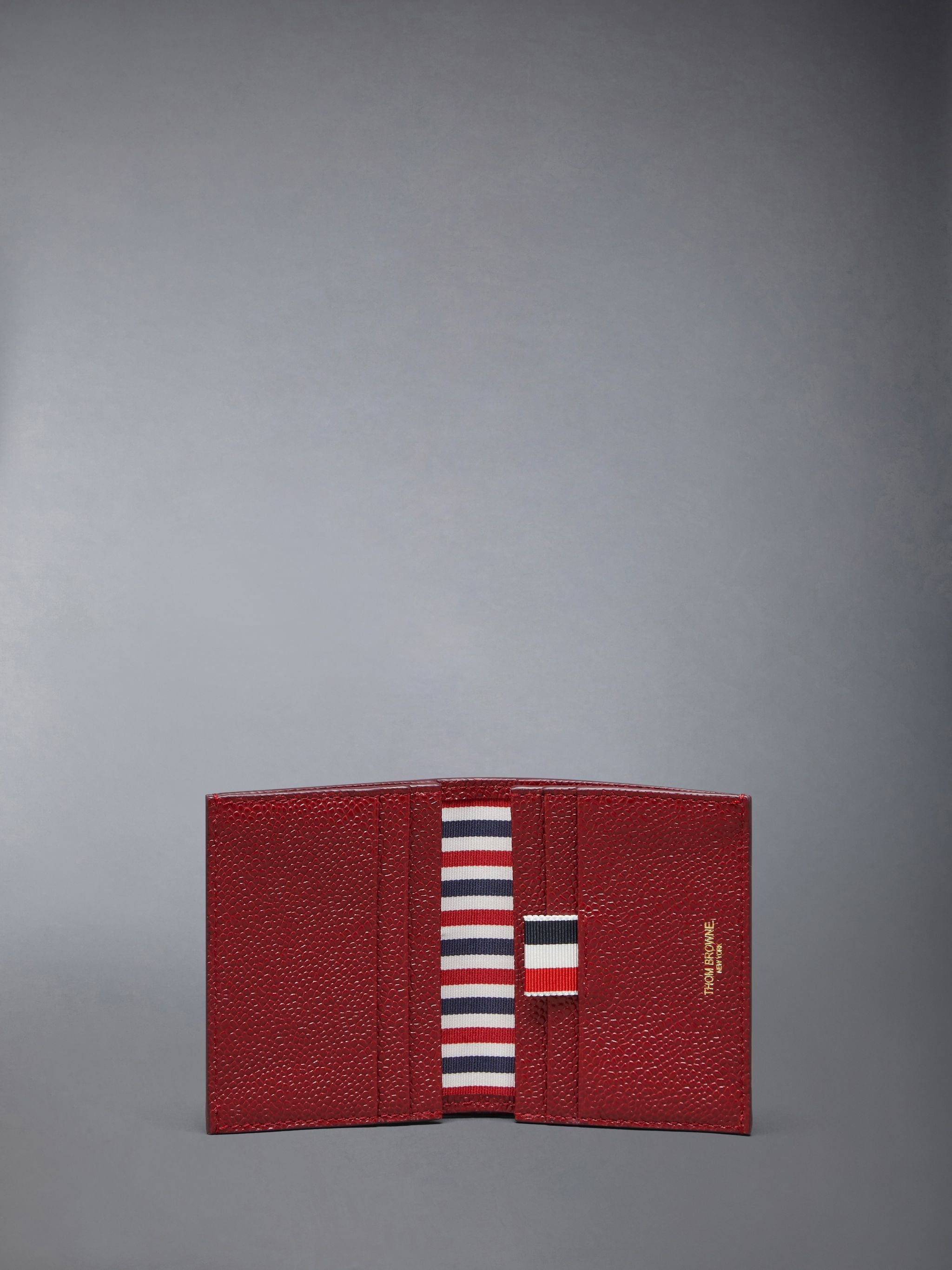 Pebble Grain Double Card Holder - 3