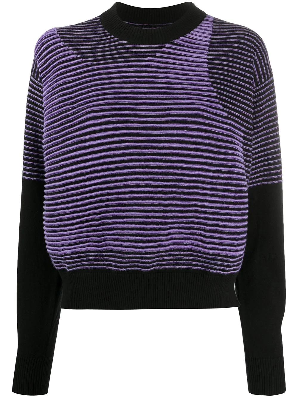 asymmetric knitted jumper - 1