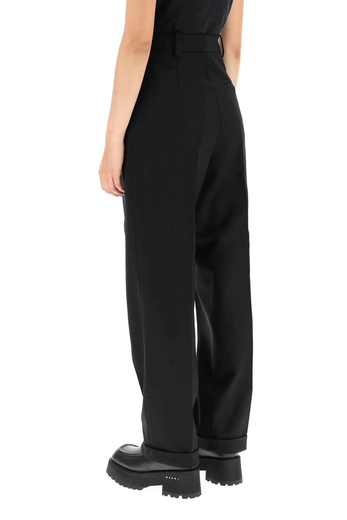 LIGHT WOOL TROUSERS - 4