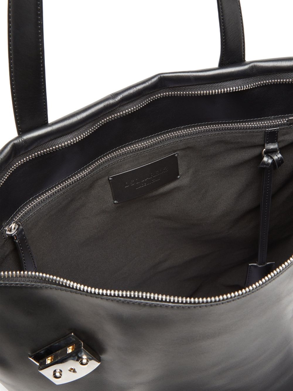 leather tote bag - 4