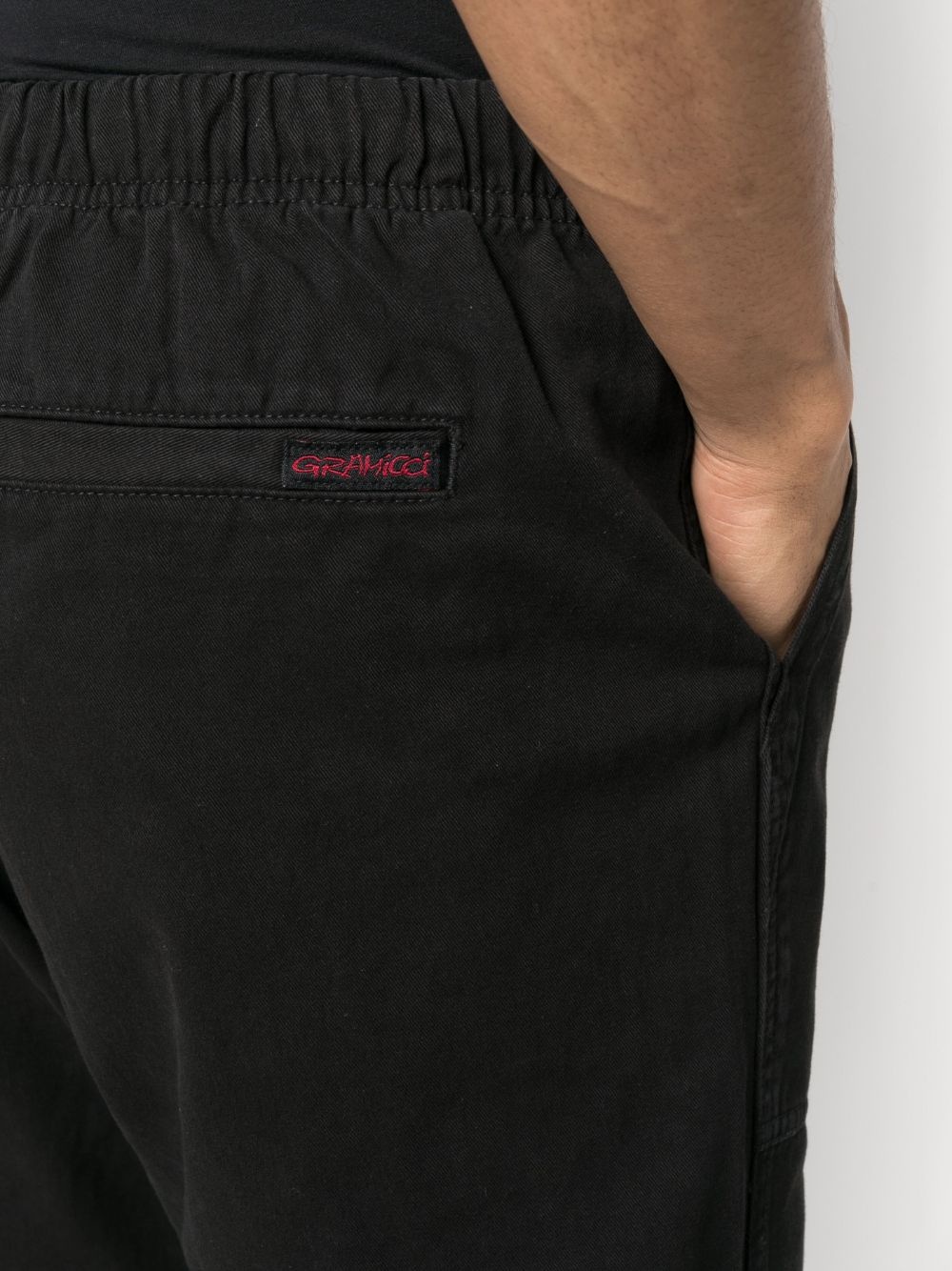 buckle-fastening cotton cropped trousers - 5