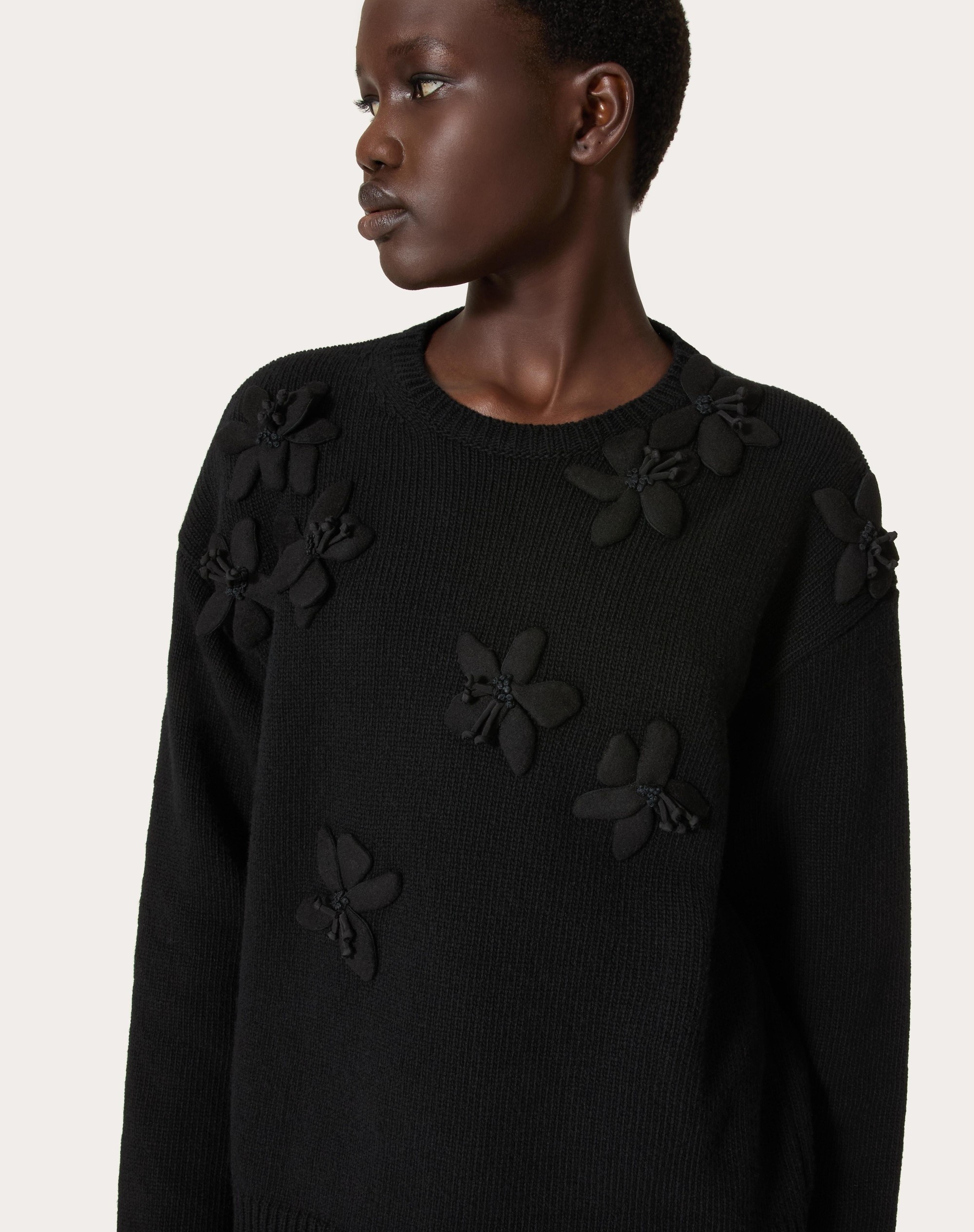 EMBROIDERED WOOL SWEATER - 5