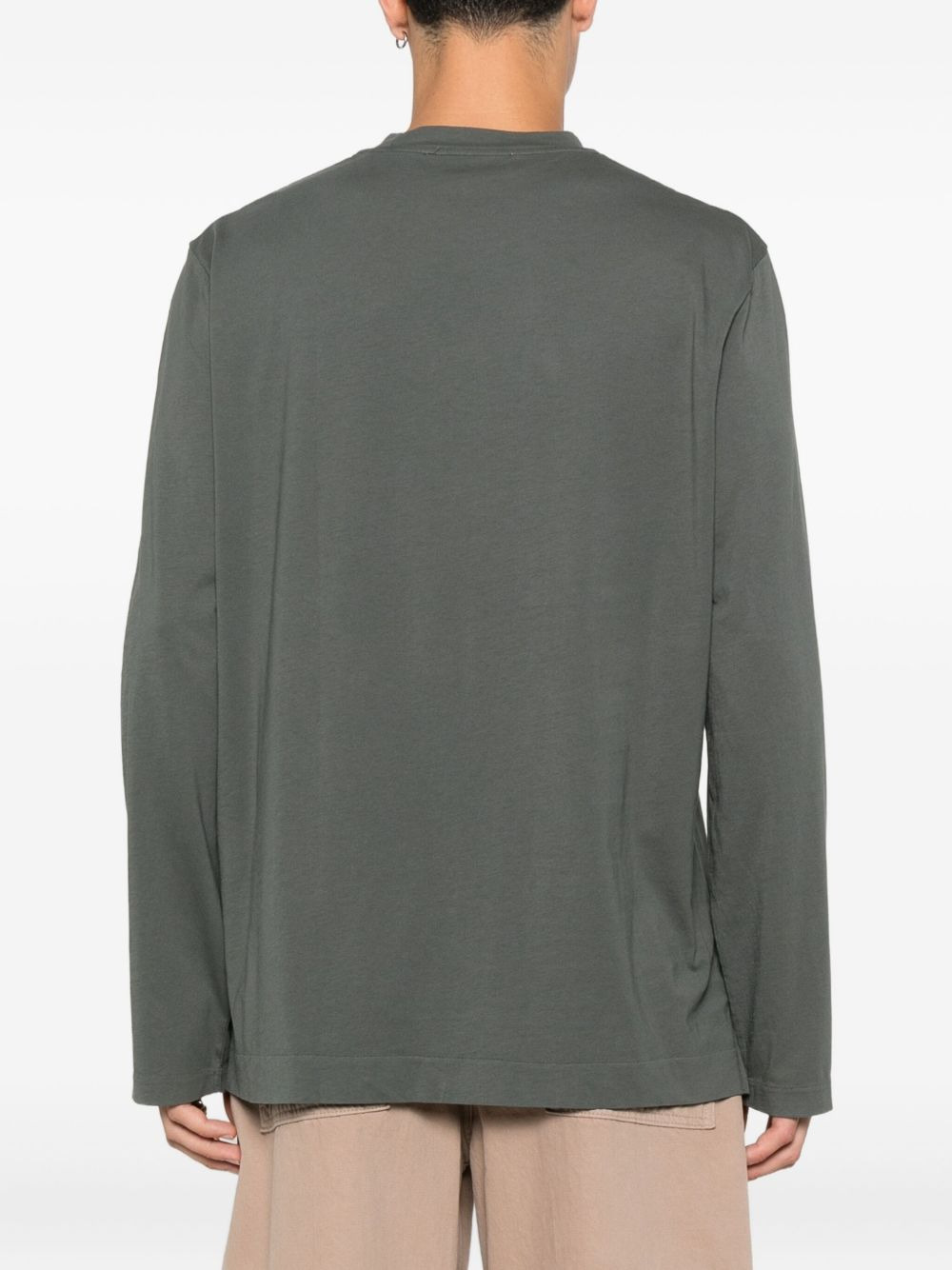 cotton long-sleeves T-shirt - 4