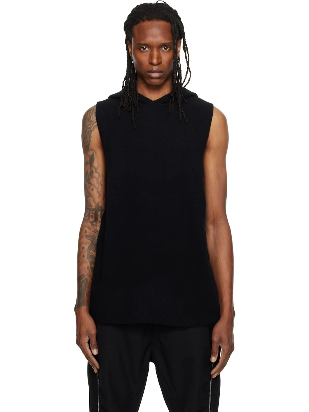 Black Tower Tank Hoodie - 1
