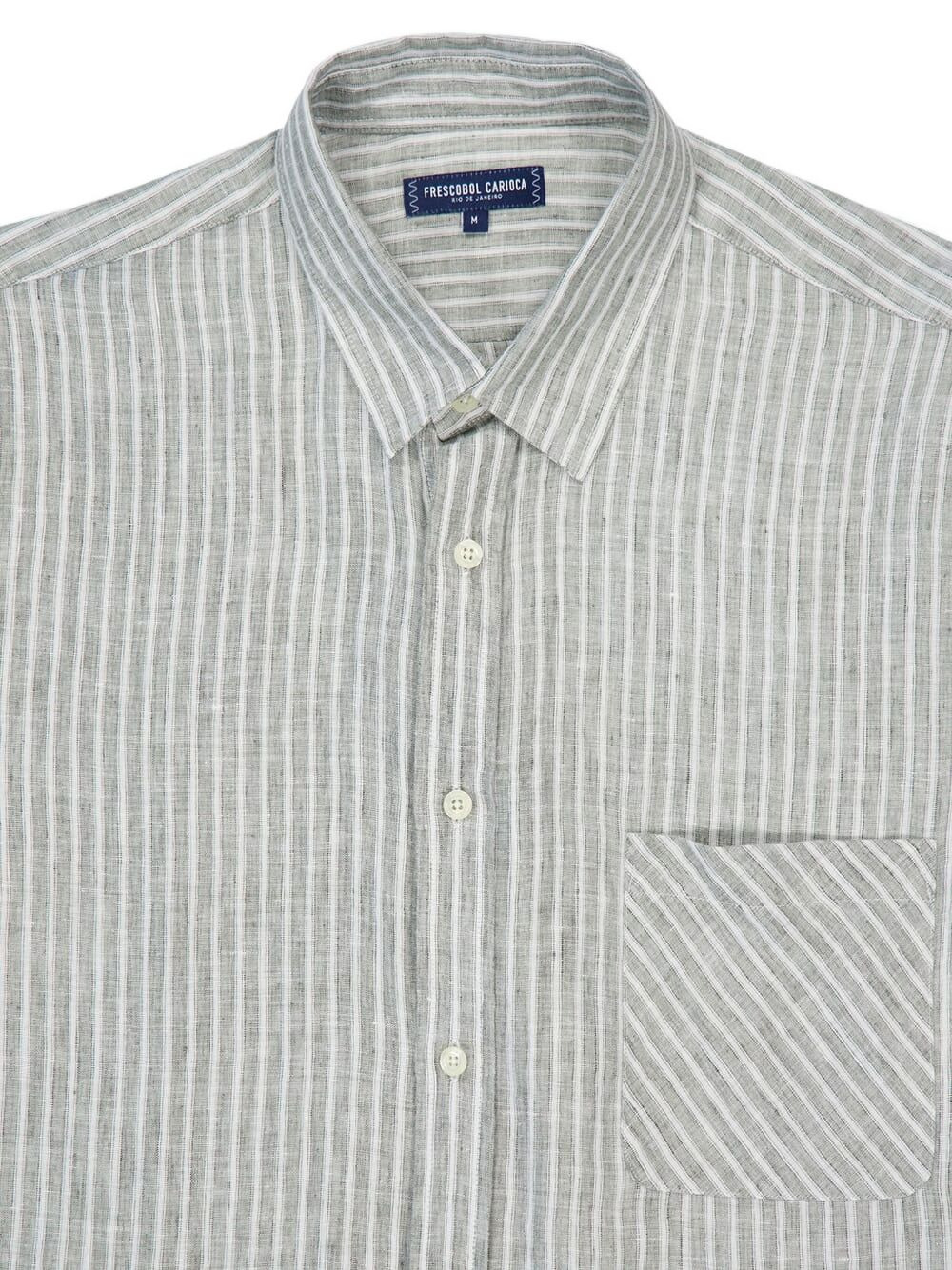 Telles striped button-up shirt - 3