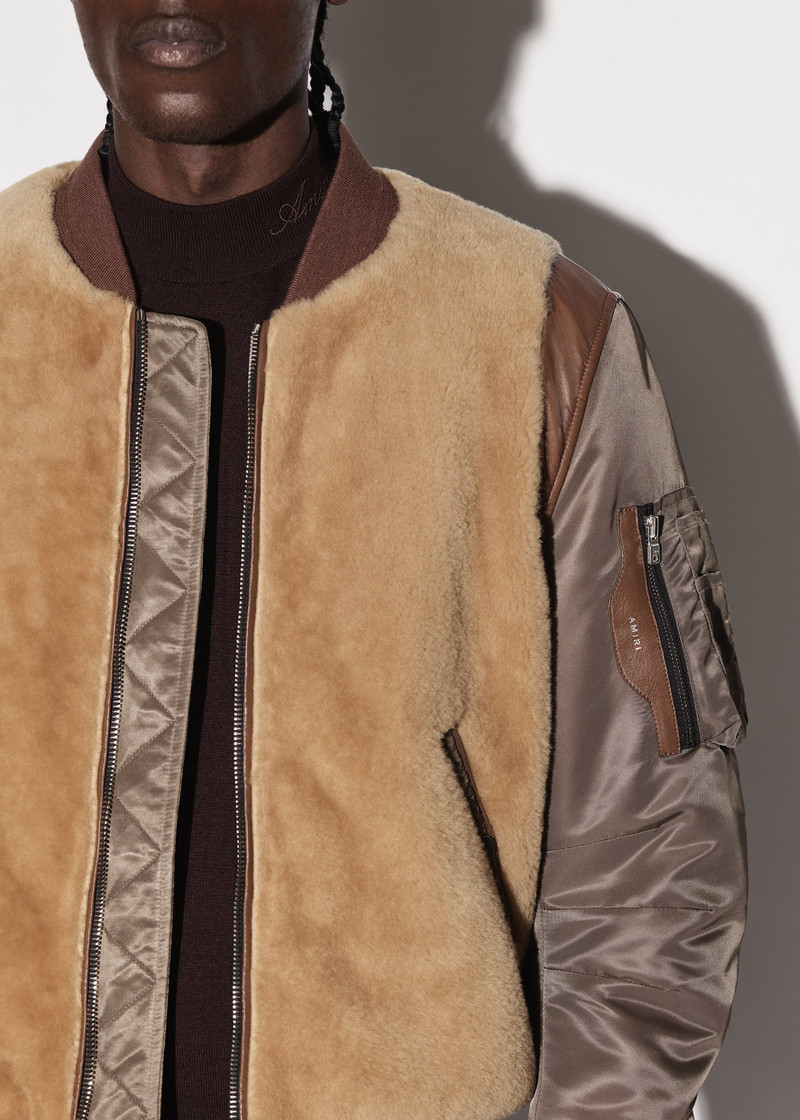 SHEARLING BOMBER JACKET 8
