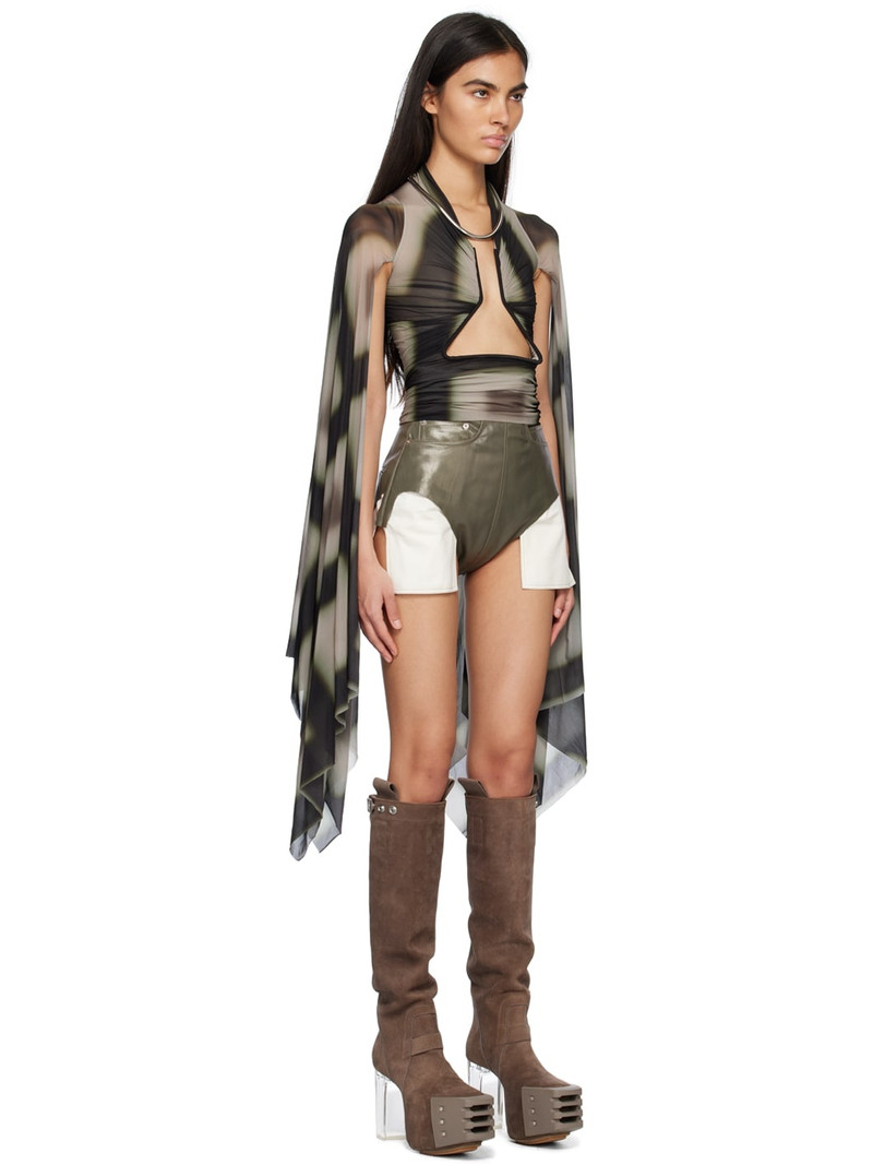 Multicolor Flagsleeve Prong Blouse 2