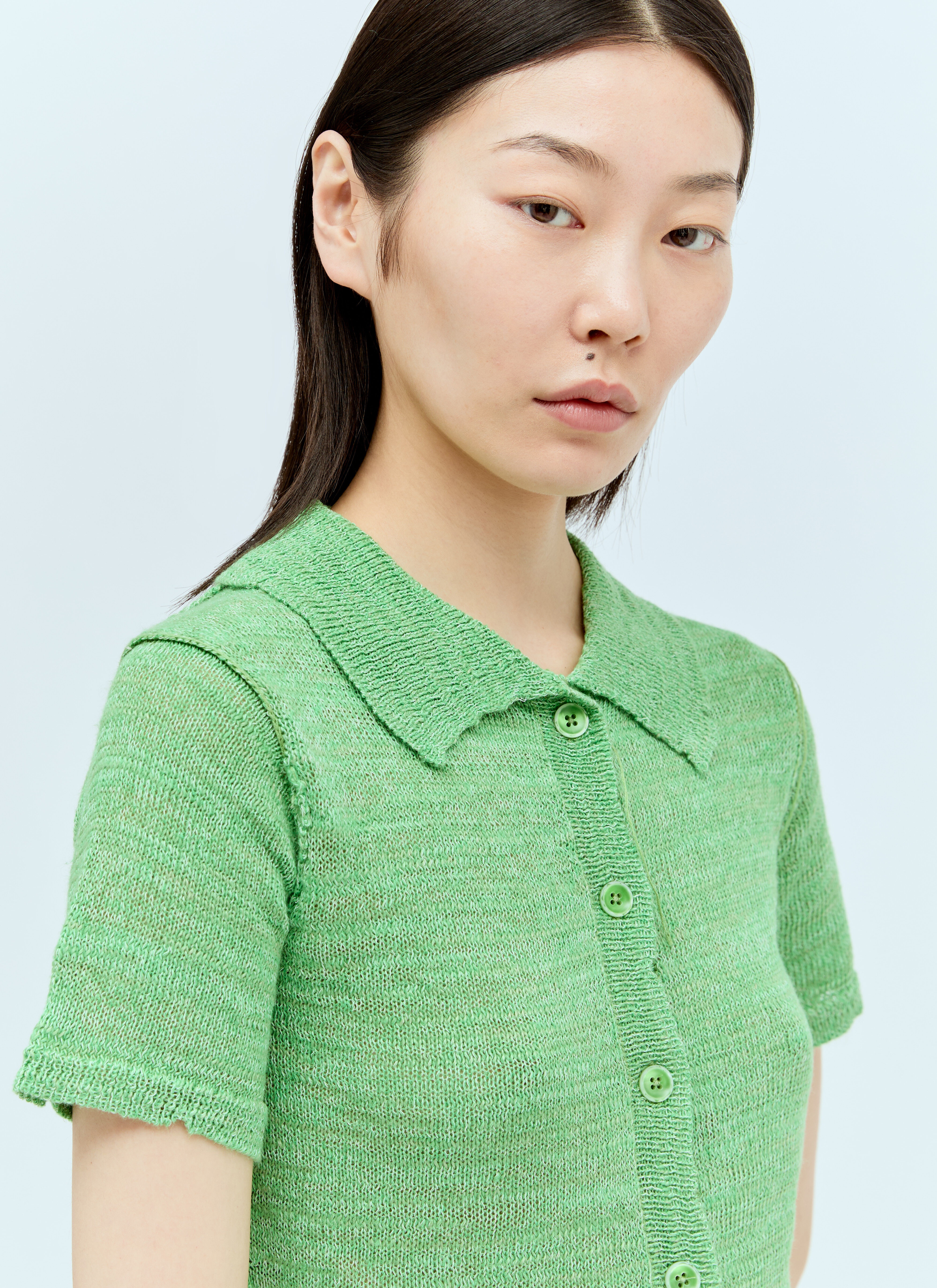 Cropped Cardigan - 2