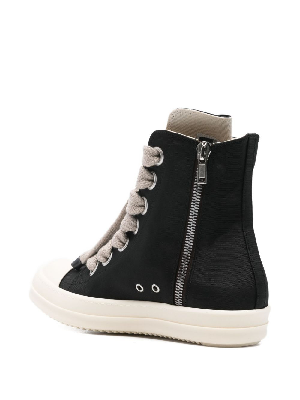 high-top lace-up fastening sneakers - 3