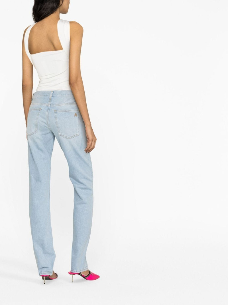 THE ATTICO straight-leg jeans outlook