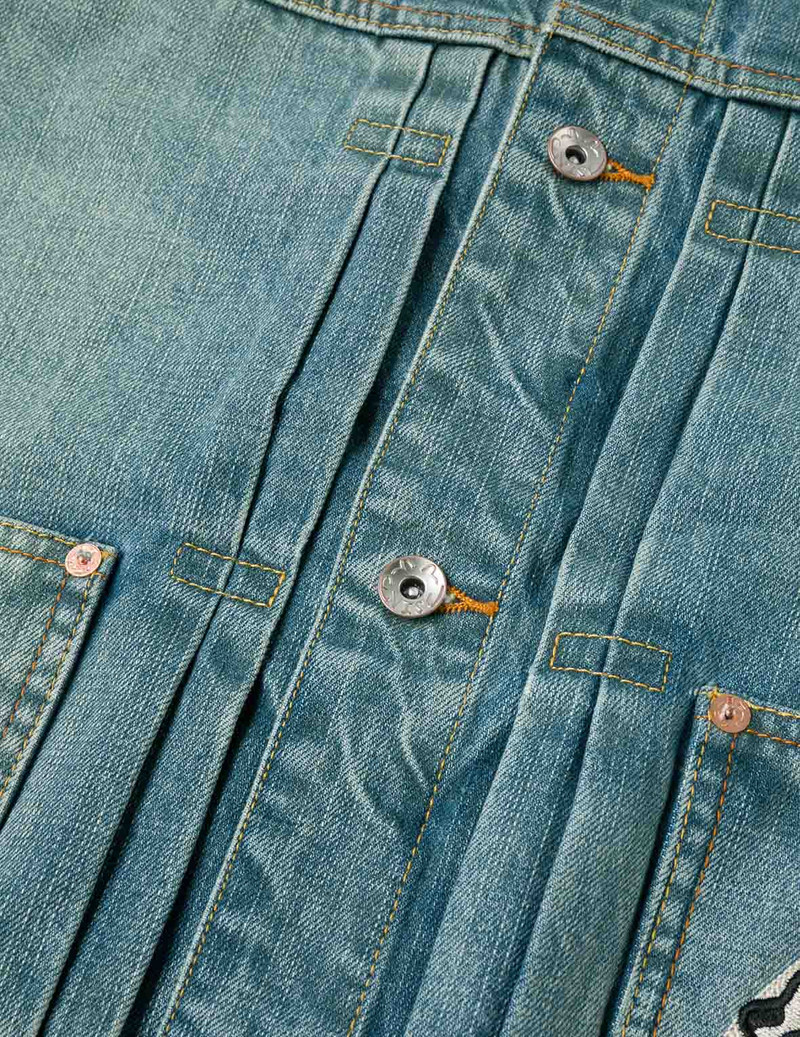 【EXCLUSIVE】EVISU X ICECREAM Seagull Denim Jacket 12
