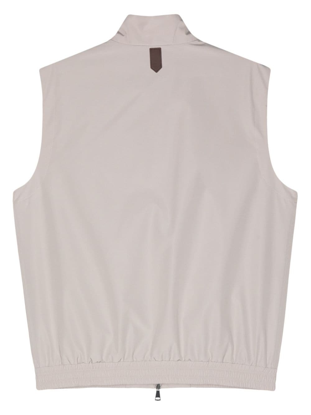zip-up gilet - 2