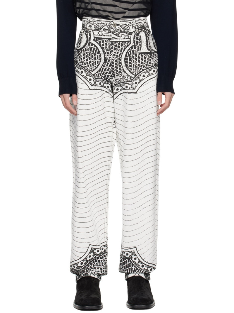 Black & White 'The Cartouche' Jeans 1