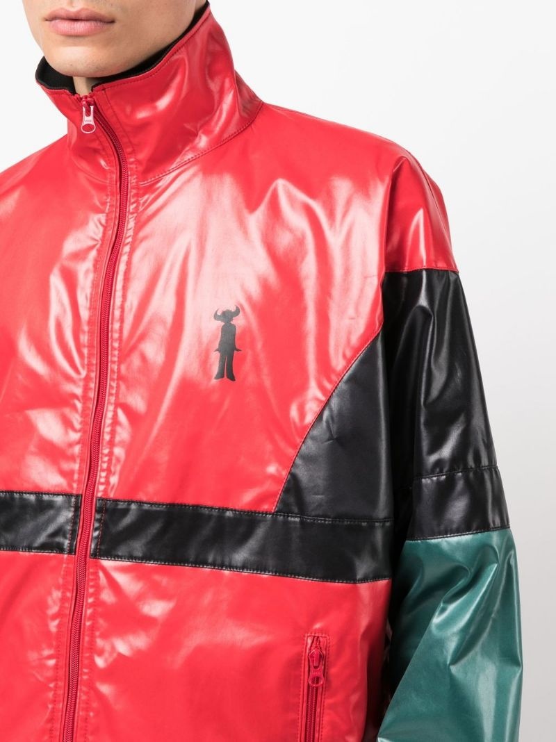 colour-block panelled windbreaker - 9