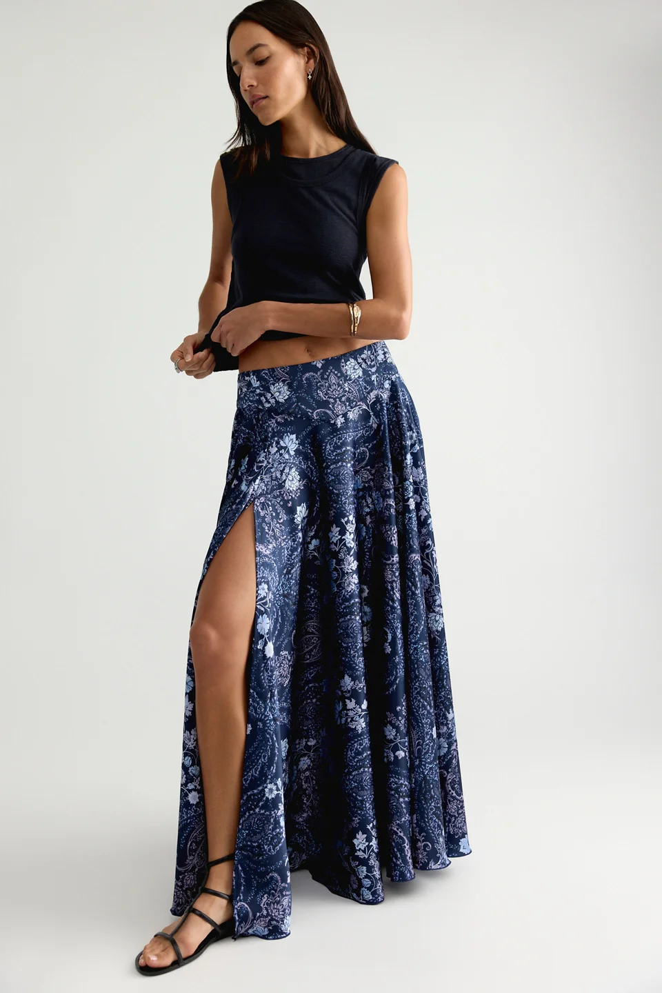 Chilco Printed Maxi Skirt - 1